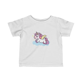 Flying Miss Unicorn  Girl Tee