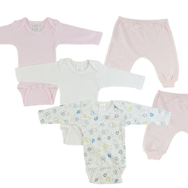 Infant Girls Long Sleeve Onezies and Joggers