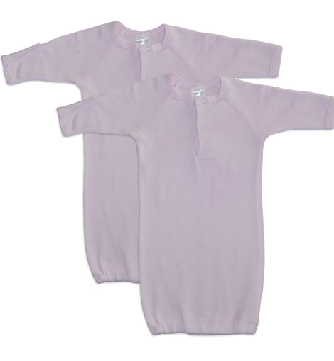 Bambini Girls Print Infant Gowns - 2 Pack